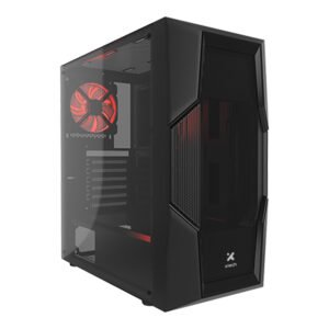 XTECH – Gaming ATX Mid-Tower Case with Full Tempered Glass Side Window – Phobos (XT-GMR4)